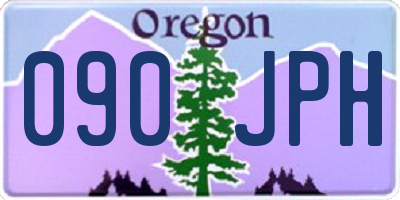 OR license plate 090JPH