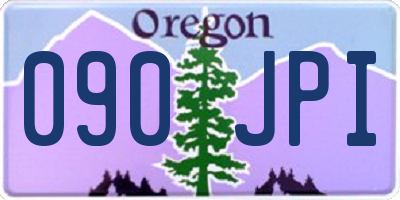 OR license plate 090JPI