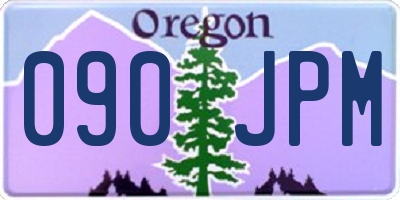 OR license plate 090JPM
