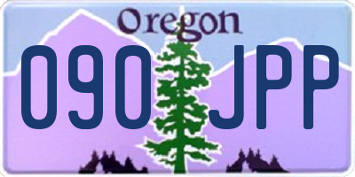 OR license plate 090JPP