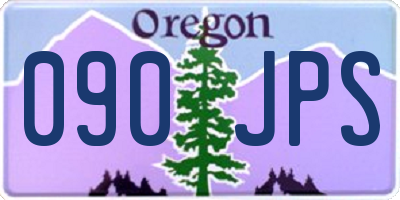 OR license plate 090JPS