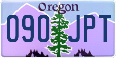 OR license plate 090JPT