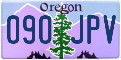 OR license plate 090JPV