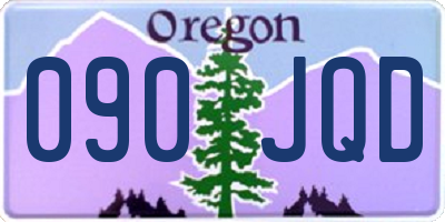 OR license plate 090JQD