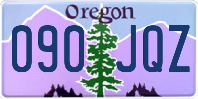 OR license plate 090JQZ