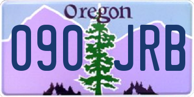 OR license plate 090JRB