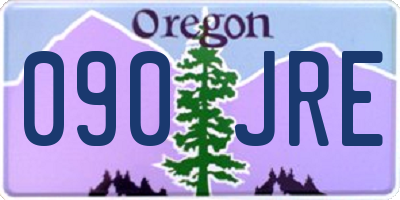 OR license plate 090JRE