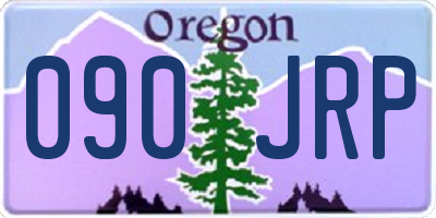 OR license plate 090JRP