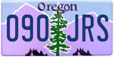 OR license plate 090JRS