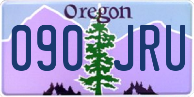 OR license plate 090JRU