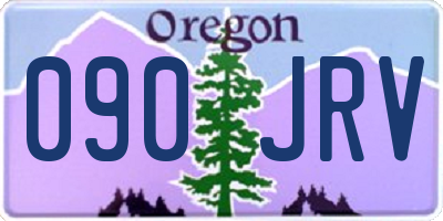 OR license plate 090JRV