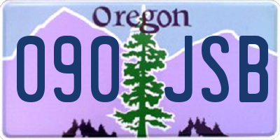 OR license plate 090JSB