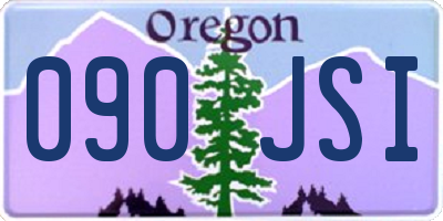 OR license plate 090JSI