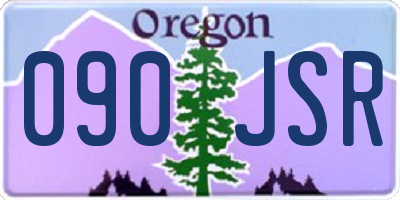 OR license plate 090JSR