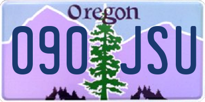 OR license plate 090JSU