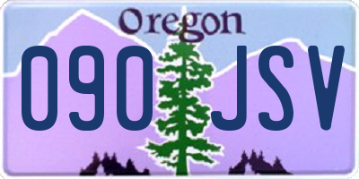 OR license plate 090JSV