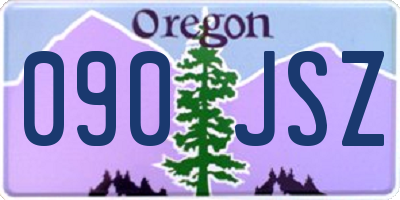 OR license plate 090JSZ