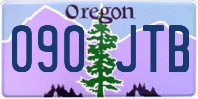 OR license plate 090JTB