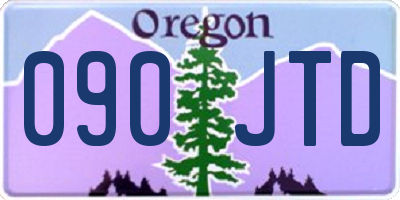 OR license plate 090JTD