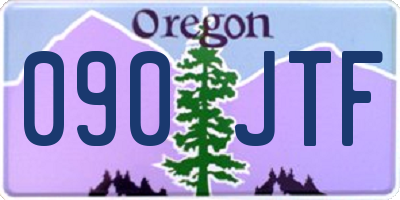 OR license plate 090JTF