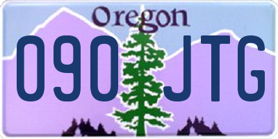 OR license plate 090JTG