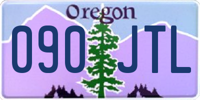 OR license plate 090JTL