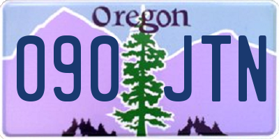 OR license plate 090JTN