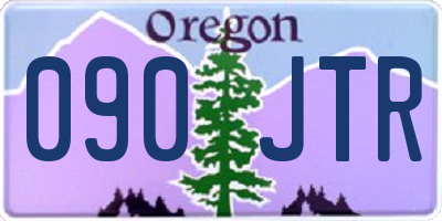 OR license plate 090JTR
