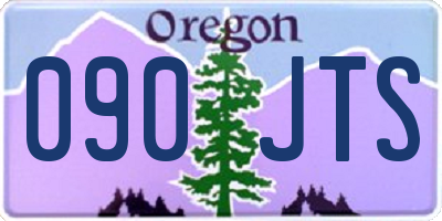 OR license plate 090JTS