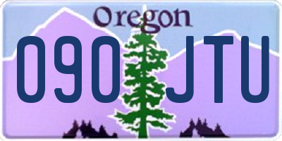 OR license plate 090JTU
