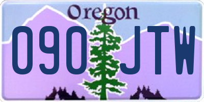 OR license plate 090JTW