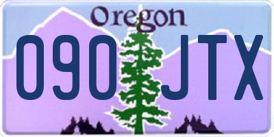OR license plate 090JTX