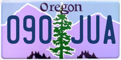 OR license plate 090JUA