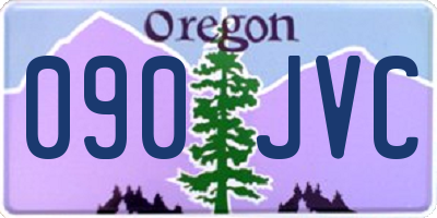 OR license plate 090JVC