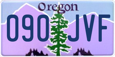 OR license plate 090JVF