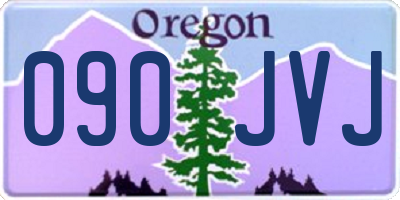 OR license plate 090JVJ