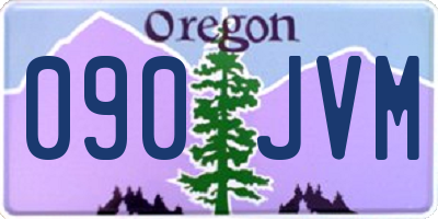 OR license plate 090JVM