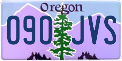 OR license plate 090JVS