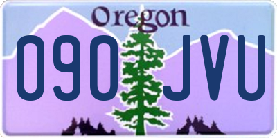 OR license plate 090JVU