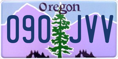 OR license plate 090JVV