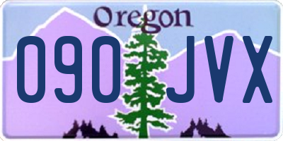 OR license plate 090JVX