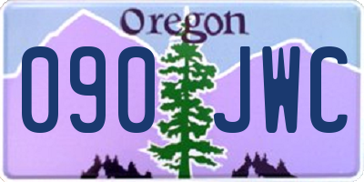 OR license plate 090JWC