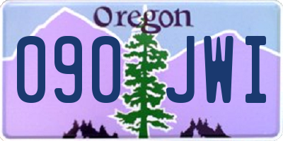 OR license plate 090JWI