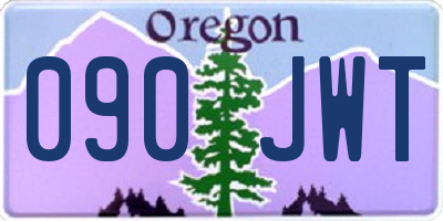 OR license plate 090JWT