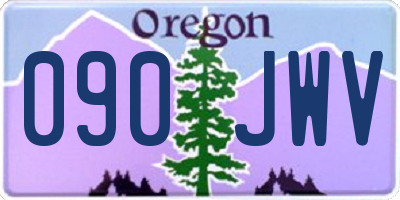 OR license plate 090JWV