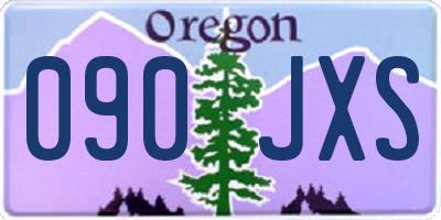 OR license plate 090JXS