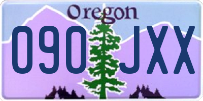 OR license plate 090JXX
