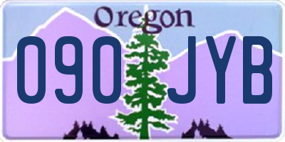 OR license plate 090JYB