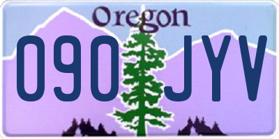 OR license plate 090JYV