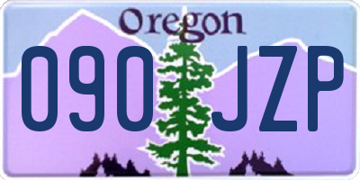 OR license plate 090JZP